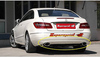 Supersprint Edelstahl Duplex Sportauspuff-Komplettanlage ab Kat Mercedes E-Klasse C207 E300 E350 CGI je 145x95mm oval eingerollt abgeschrägt