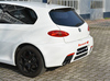 Supersprint Edelstahl Racing-Komplettanlage ab Kat Alfa Romeo 147 GTA 3.2i V6 2x80mm rund eingerollt abgeschrägt
