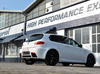 Supersprint Edelstahl Racing-Komplettanlage ab Kat Alfa Romeo 147 GTA 3.2i V6 2x80mm rund eingerollt abgeschrägt