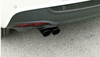 Supersprint Edelstahl Racing-Komplettanlage ab Kat Alfa Romeo MiTo 1.4l TB 2x80mm rund eingerollt abgeschrägt schwarz