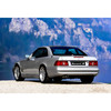 Supersprint Edelstahl Sportauspuff Mercedes SL R129 (Bj. 96-98) inkl. AMG 2x100x75mm oval eingerollt abgeschrägt