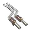 Supersprint Vorschalldämpfer Rechts - Links mit Sport Metallkatalysator 200CPSI BMW E81, E82, E87, E88 BMW E90, E91, E92, E93 BMW E84 X1