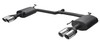 Ulter Duplex Sportauspuff Audi A4 8K Lim., Avant 2008- 70mm rund eingerollt abgeschrägt mit Absorber
