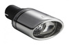 Ulter Sportauspuff Audi TT 8J 120x80mm oval eingerollt seitlich abgeschrägt mit Absorber