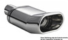 Ulter Sportauspuff BMW 3er E30 6-CYL. Lim., Touring 85-90 145x75mm DTM flachoval eingerollt gerade mit Absorber