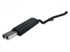Ulter Sportauspuff BMW 3er E36 Lim., Touring, Coupe, Cabrio 12/90-12/98 80mm rund eingerollt gerade mit Absorber