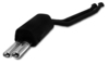 Ulter Sportauspuff BMW 3er E36 325 24V Lim., Touring, Coupe, Cabrio 12/90-12/95 95x65mm oval eingerollt abgeschrägt mit Absorber