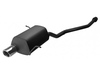 Ulter Sportauspuff BMW 3er E36 COMPACT 94-00 90mm rund eingerollt abgeschrägt mit Absorber