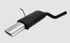 Ulter Sportauspuff BMW 3er E46 Lim., Touring, Coupe 99-05 145x75mm flachoval eingerollt abgeschrägt mit Absorber