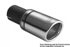 Ulter Sportauspuff Citroen C2 2003- 70mm rund eingerollt abgeschrägt mit Absorber