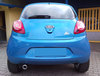Ulter Sportauspuff Ford KA 2 2008- 80mm rund eingerollt gerade mit Absorber