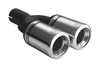 Ulter Sportauspuff Honda CIVIC V COUPE EJ1 EJ2 Lim. 92-96 80mm rund eingerollt gerade mit Absorber