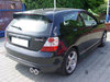 Ulter Sportauspuff Honda CIVIC 7 Fließheck 2002-2006 100mm rund eingerollt gerade mit Absorber