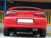 Ulter Sportauspuff Mazda MX3 91-99 80mm rund eingerollt gerade mit Absorber
