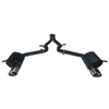 Ulter Duplex Sportauspuff Mercedes E-Klasse W211 01- 120x80mm oval eingerollt abgeschrägt mit Absorber