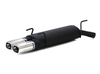 Ulter Sportauspuff Opel ASTRA F CLASSIC Kombi 09/96- 80x65mm rechteckig eingerollt gerade mit Absorber
