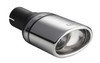 Ulter Sportauspuff Opel ASTRA G Fließheck 98-03 120x80mm oval eingerollt abgeschrägt mit Absorber