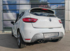 Ulter Sportauspuff Renault Clio 4 Schrägheck Typ X98 1.2 TCe 2x80mm rund eingerollt abgeschrägt mit Absorber