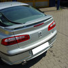Ulter Duplex Sportauspuff Renault LAGUNA 2 02/2001- 120x80mm oval eingerollt seitlich abgeschrägt mit Absorber