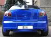 Ulter Duplex Sportauspuff Renault Megane Coupe, Coach 95-10/02 95x65mm oval eingerollt gerade mit Absorber