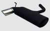 Ulter Sportauspuff Seat LEON, LEON FR 1P 05- 120x80mm oval eingerollt seitlich abgeschrägt mit Absorber