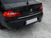 Ulter Duplex Sportauspuff Skoda SUPERB 2 70mm rund eingerollt abgeschrägt mit Absorber
