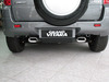 Ulter Duplex Sportauspuff Suzuki GRAND VITARA 3D 05- 145x75mm flachoval eingerollt abgeschrägt mit Absorber