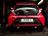 Ulter Edelstahl Duplex Sportauspuff Toyota Aygo II 1.0l je 95x65mm oval eingerollt gerade mit Absorber