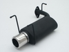 Ulter Sportauspuff Toyota COROLLA E10 Fließheck 05/92-04/97 80mm rund eingerollt gerade mit Absorber