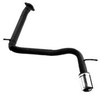 Ulter Endrohrbogen Toyota RAV 4 2005- 80mm rund eingerollt gerade mit Absorber