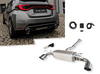 Ulter Edelstahl Duplex Sportauspuff-Komplettanlage ab OPF inkl. Klappensteuerung Toyota Yaris GR Facelift 1.6l je 115mm rund abgeschrägt