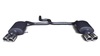 Ulter Duplex Sportauspuff VW Golf 7 Variant 1.4l TSI je 2x70mm rund eingerollt abgeschrägt