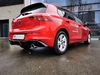 Ulter Duplex Sportauspuff VW Golf 8 1.5 TSI (Mod. mit Einzelradaufhängung) in GTI-Optik inkl. Diffusor je 100mm rund eingerollt abgeschrägt mit Absorber