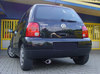 Ulter Sportauspuff Volkswagen LUPO 10/98- 120x80mm oval eingerollt abgeschrägt mit Absorber