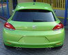Ulter Duplex Sportauspuff Volkswagen SCIROCCO 3 2008- 70mm rund eingerollt abgeschrägt mit Absorber