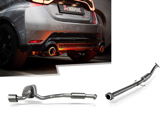 Akrapovic Evolution Race Line Titan Sportauspuff-Komplettanlage inkl. OPF-Ersatzrohr Toyota Yaris 1.6l GR Facelift: S-TY/T/3ANL