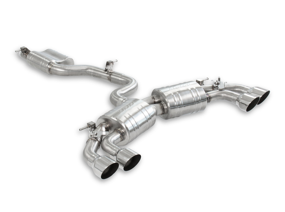 APR Edelstahl Duplex Ø76mm Sportauspuff-Komplettanlage ab OPF Audi S3 8V Sportback je 2x102mm rund scharf schräg: CBK0004#2 APR Edelstahl Duplex Ø76mm Sportauspuff-Komplettanlage ab OPF Audi S3 8V Sportback je 2x102mm rund scharf schräg: CBK0004#2