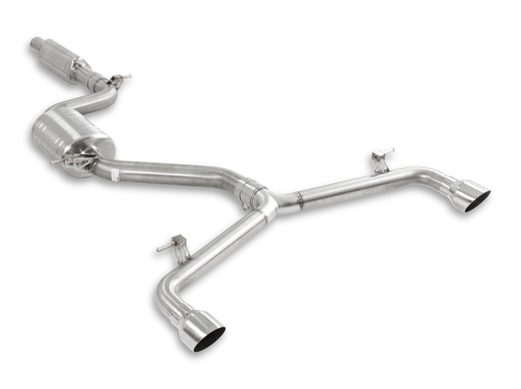 APR Edelstahl Duplex Ø76mm Sportauspuff-Komplettanlage ab OPF VW Golf 7 GTI ab 2018 je 102mm rund scharf schräg: CBK0007#2 APR Edelstahl Duplex Ø76mm Sportauspuff-Komplettanlage ab OPF VW Golf 7 GTI ab 2018 je 102mm rund scharf schräg: CBK0007#2