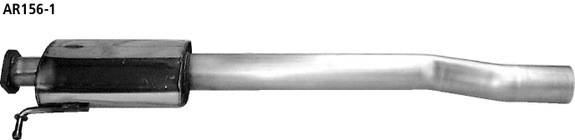 Bastuck Edelstahl Vorschalldämpfer Alfa Romeo GT: AR156-1#2