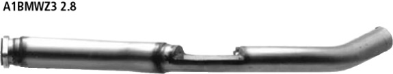 Bastuck Edelstahl Vorschalldämpfer BMW Z3 Roadster u. Coupe 2,8l bis Bj.98: A1BMWZ3 2.8#1