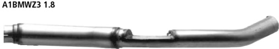Bastuck Edelstahl Vorschalldämpfer BMW Z3 Roadster 1.8l bis Bj.98: A1BMWZ3 1.8#1
