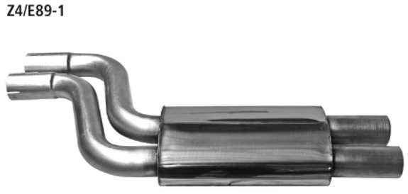 Bastuck Edelstahl Vorschalldämpfer BMW Z4 E89 6 Zyl. sDrive23i sDrive30i: Z4/E89-1#1
