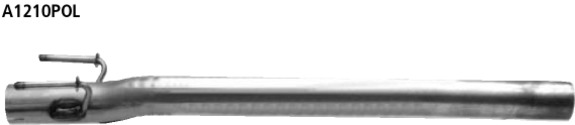 Bastuck Edelstahl Vorschalldämpfer-Ersatzrohr Opel Corsa B: A1210POL#1