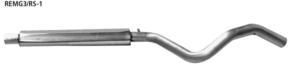 Bastuck Edelstahl Vorschalldämpfer Renault Megane 3 RS: REMG3/RS-1#1