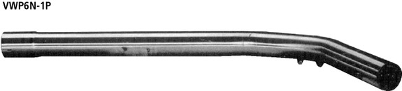 Bastuck Edelstahl Vorschalldämpfer-Ersatzrohr Seat Ibiza 6K: VWP6N-1P#1