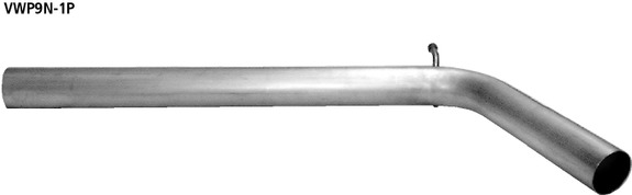 Bastuck Edelstahl Vorschalldämpfer-Ersatzrohr Skoda Fabia 2 Typ 5J: VWP9N-1P#3