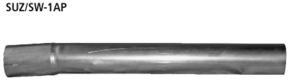 Bastuck Edelstahl Vorschalldämpfer-Ersatzrohr Suzuki Swift Sport EZ MZ: SUZ/SW-1AP#1