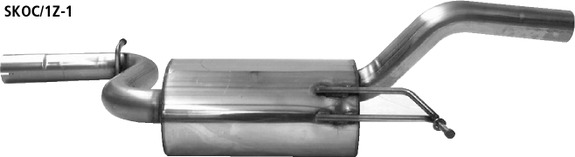 Bastuck Edelstahl Vorschalldämpfer Volkswagen Jetta 1KM ohne Turbo: SKOC/1Z-1#2