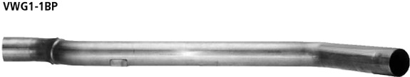 Bastuck Edelstahl Vorschalldämpfer-Ersatzrohr Volkswagen Scirocco 2 Typ 53B: VWG1-1BP#2