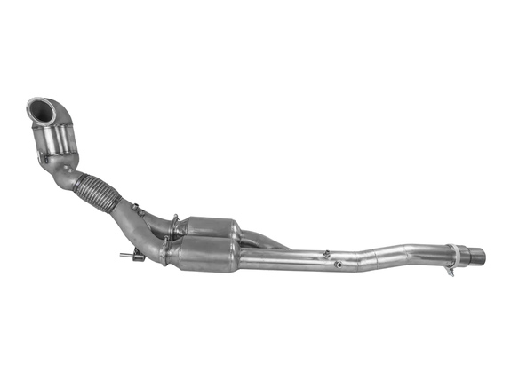 Bull-X Edelstahl Ø76mm Downpipe mit 200-Zellen Sport-Kat u. OPF Audi A3 8V 2.0l TFSI inkl. S3 quattro Gen3 OPF: HGDPBX004EGO-AWD#1
